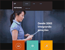 Tablet Screenshot of gtnetwork.com.br